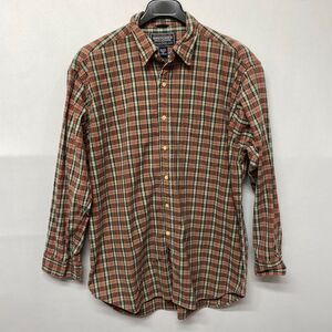 Vintage Britches Men Long Sleeve Button Shirt Top XL X-Large Plaid B361 -4